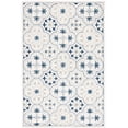 thumbnail image 1 of SAFAVIEH Micro-Loop Karenza Medallion Area Rug, Ivory/Sage, 5' x 8', 1 of 8