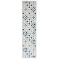 thumbnail image 1 of SAFAVIEH Micro-Loop Karenza Medallion Runner Rug, Ivory/Sage, 2'3" x 9', 1 of 8