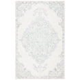thumbnail image 1 of SAFAVIEH Micro-Loop Katina Medallion Area Rug, Ivory/Blue, 5' x 8', 1 of 8
