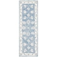 thumbnail image 1 of SAFAVIEH Micro-Loop Larry Oriental Runner Rug, Blue/Ivory, 2'3" x 7', 1 of 8