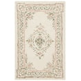 thumbnail image 1 of SAFAVIEH Micro-Loop Leptis Oriental Wool Area Rug, Ivory/Fuchsia, 2'6" x 4', 1 of 11