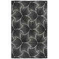 thumbnail image 1 of SAFAVIEH Micro-Loop Carver Geometric Area Rug, Charcoal/Ivory, 5' x 8', 1 of 10