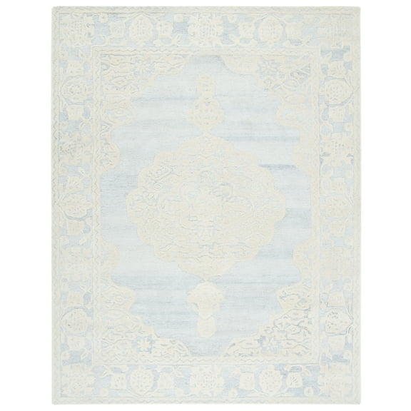SAFAVIEH Micro-Loop MLP275A Handmade Ivory / Grey Rug