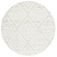 thumbnail image 1 of SAFAVIEH Micro-Loop Oraline Diamond Area Rug, Beige/Brown, 5' x 5' Round, 1 of 7