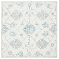 thumbnail image 1 of SAFAVIEH Micro-Loop Raschelle Floral Area Rug, Ivory/Grey, 5' x 5' Square, 1 of 8
