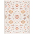 thumbnail image 1 of SAFAVIEH Micro-Loop Raschelle Floral Area Rug, Silver/Red, 9' x 12', 1 of 8