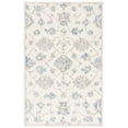 thumbnail image 1 of SAFAVIEH Micro-Loop Raschelle Floral Vines Wool Area Rug, Ivory/Grey, 5' x 8', 1 of 4