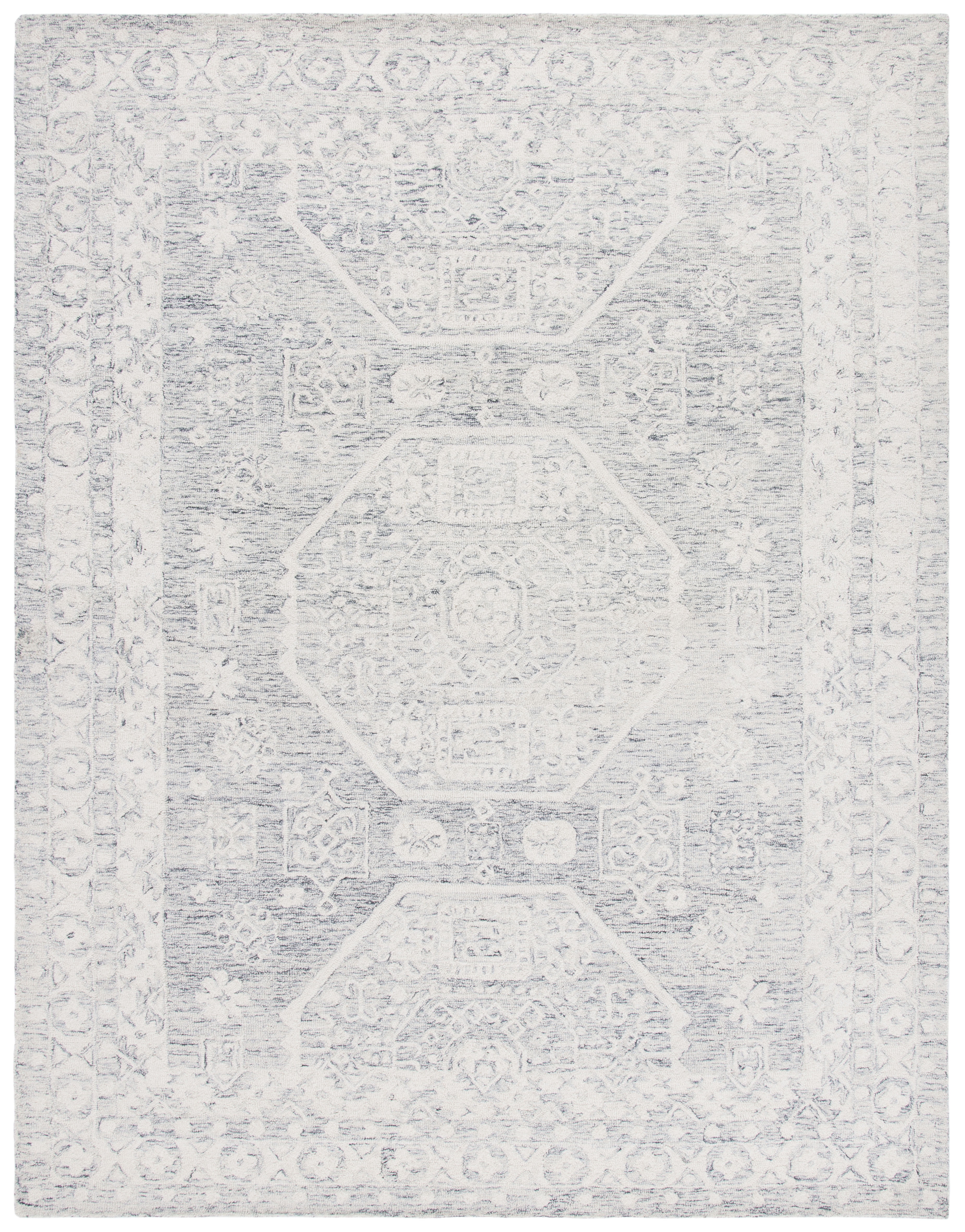 Ivory Elegance 10' x 14' Handmade Wool Tufted Rug