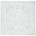 thumbnail image 1 of SAFAVIEH Micro-Loop Robina Floral Area Rug, Charcoal/Ivory, 7' x 7' Square, 1 of 10