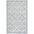 thumbnail image 1 of SAFAVIEH Micro-Loop Romain Damask Wool Area Rug, Blue, 5' x 8', 1 of 8