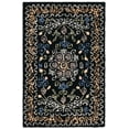 thumbnail image 1 of SAFAVIEH Micro-Loop Shanelle Floral Area Rug, Black/Green, 2' x 3', 1 of 11