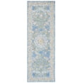 thumbnail image 1 of SAFAVIEH Micro-Loop Shanelle Floral Runner Rug, Blue/Green, 2'3" x 7', 1 of 8