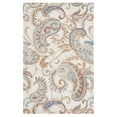 thumbnail image 1 of SAFAVIEH Micro-Loop Tendrils Leaves Area Rug, Ivory/Rust, 8' x 10', 1 of 11