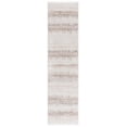 thumbnail image 1 of SAFAVIEH Mila Erksine Striped Polyester Runner Rug, Ivory/Beige Gray, 2'2" x 8', 1 of 7