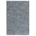 thumbnail image 1 of SAFAVIEH Mila Heidi Geometric Striped Polyester Area Rug, Blue/Gray, 4' x 6', 1 of 8