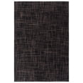 thumbnail image 1 of SAFAVIEH Mila Heidi Geometric Striped Polyester Area Rug, Brown/Black, 9' x 12', 1 of 10