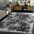 thumbnail image 1 of Safavieh Mila Marquis Abstract Area Rug, Ivory/Black, 5'3" x 7'6", 1 of 11
