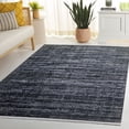 thumbnail image 1 of Safavieh Mila Mellony Distressed Polyester Area Rug, Dark Blue/Black, 5'3" x 7'6", 1 of 11