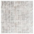 thumbnail image 1 of SAFAVIEH Mila Mildred Distressed Polyester Area Rug, Beige/Ivory Gray, 6'7" x 6'7" Square, 1 of 8