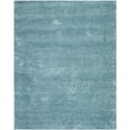thumbnail image 1 of SAFAVIEH Milan Harlow Solid Plush Shag Area Rug, Aqua Blue, 8'6" x 12', 1 of 13