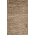 thumbnail image 1 of SAFAVIEH Milan Harlow Solid Plush Shag Area Rug, Dark Beige, 4' x 6', 1 of 13