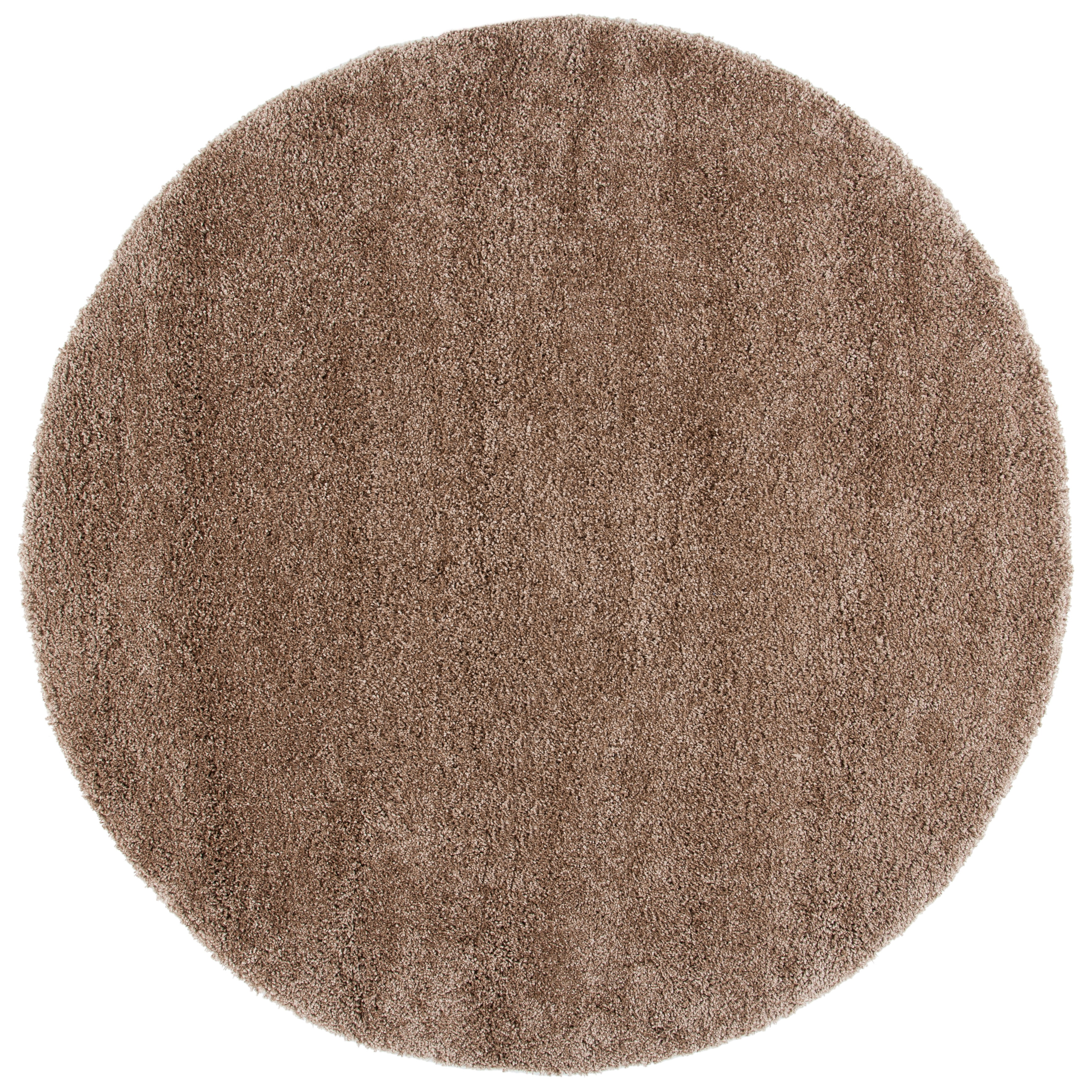Solid Plush Rug SAFAVIEH Milan Harlow Solid Plush Shag Area Rug, Dark Beige, 8' x 8 ...
