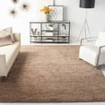 thumbnail image 1 of SAFAVIEH Milan Harlow Solid Plush Shag Area Rug, Dark Beige, 8' x 8' Square - Modern Design, Dark Beig, Non-Shedding & Easy Cleaning, Ultra Plush Thick Pile, Ideal for Living Room, Bedroom, 1 of 12