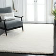 thumbnail image 1 of SAFAVIEH Milan Harlow Solid Plush Shag Area Rug, Ivory, 5'1" x 5'1" Square - Modern Design, Ivory, Non-Shedding & Easy Cleaning, Ultra Plush Thick Pile, Ideal for Living Room, Bedroom, 1 of 13