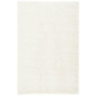 (D456) Ronin Ivory Tufted Non-Slip Area Rug, 8x10