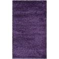 thumbnail image 1 of SAFAVIEH Milan Harlow Solid Plush Shag Area Rug, Purple, 3' x 5' - Modern Design, Purple, Non-Shedding & Easy Cleaning, Ultra Plush Thick Pile, Ideal for Living Room, Bedroom, Entryway, 1 of 13