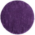 thumbnail image 1 of SAFAVIEH Milan Harlow Solid Plush Shag Area Rug, Purple, 7' x 7' Round, 1 of 12
