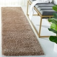 thumbnail image 1 of SAFAVIEH Milan Harlow Solid Plush Shag Runner Rug, Dark Beige, 2' x 14' - Modern Design, Dark Beig, Non-Shedding & Easy Cleaning, Ultra Plush Thick Pile, Ideal for Living Room, Bedroom, Entryway, 1 of 13