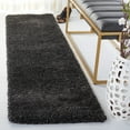 thumbnail image 1 of SAFAVIEH Milan Harlow Solid Plush Shag Runner Rug, Dark Grey, 2' x 12' - Modern Design, Dark Grey, Non-Shedding & Easy Cleaning, Ultra Plush Thick Pile, Ideal for Living Room, Bedroom, Entryway, 1 of 10