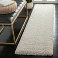 thumbnail image 1 of SAFAVIEH Milan Harlow Solid Plush Shag Runner Rug, Ivory, 2' x 8' - Modern Design, Ivory, Non-Shedding & Easy Cleaning, Ultra Plush Thick Pile, Ideal for Living Room, Bedroom, Entryway, 1 of 13