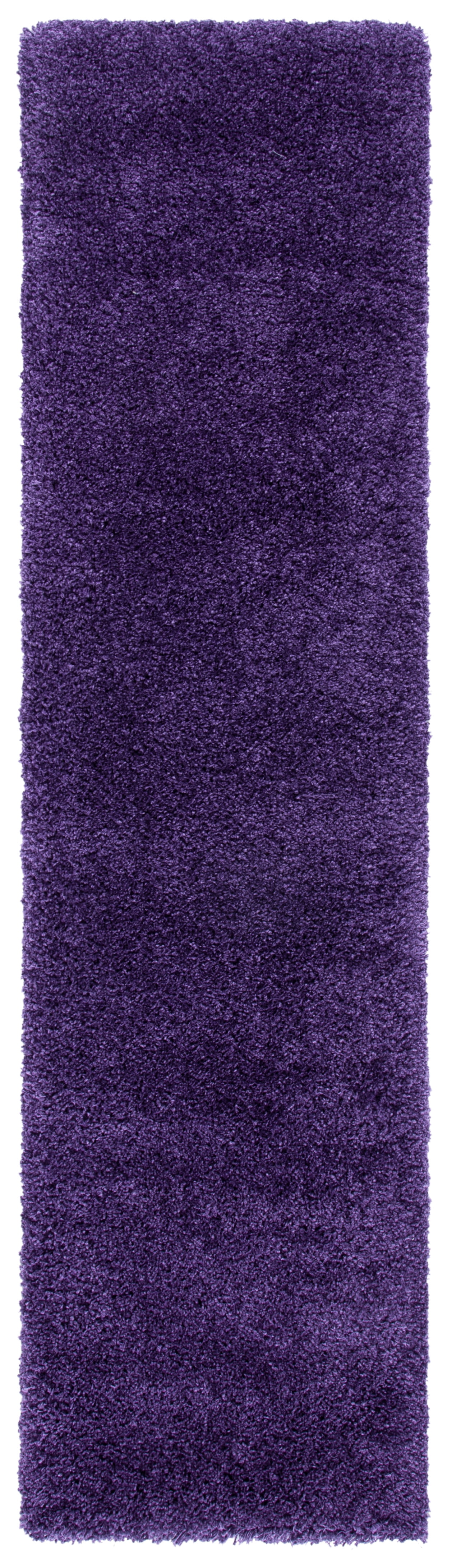 Solid Plush Rug SAFAVIEH Milan Harlow Solid Plush Shag Runner Rug, Purple, 2' x 8 ...