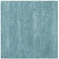 thumbnail image 1 of SAFAVIEH Milan Harlow Solid Plush Shag Area Rug, Aqua Blue, 8' x 8' Square, 1 of 13