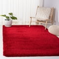 thumbnail image 1 of SAFAVIEH Milan Harlow Solid Plush Shag Area Rug, Red, 3' x 3' Square - Modern Design, Red, Non-Shedding & Easy Cleaning, Ultra Plush Thick Pile, Ideal for Living Room, Bedroom, 1 of 13