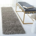 thumbnail image 1 of SAFAVIEH Milan Harlow Solid Plush Shag Runner Rug, Grey, 2' x 22' - Modern Design, Grey, Non-Shedding & Easy Cleaning, Ultra Plush Thick Pile, Ideal for Living Room, Bedroom, Entryway, 1 of 12