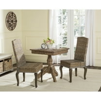 SAFAVIEH Milos 18''H Wicker Dining Chair Grey