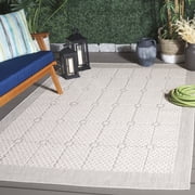 Safavieh Milos Bailey Geometric Indoor/Outdoor Area Rug, Beige, 5'3" x 7'6"