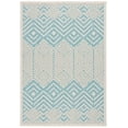 thumbnail image 1 of SAFAVIEH Milos Brad Geometric Indoor/Outdoor Area Rug, Turquoise/Ivory, 5' x 7', 1 of 7
