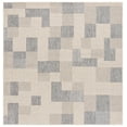 thumbnail image 1 of SAFAVIEH Milos Quintella Geometric Indoor/Outdoor Area Rug, Beige/Grey, 6'7" x 6'7" Square, 1 of 13