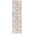 thumbnail image 1 of SAFAVIEH Milos Quintella Geometric Indoor/Outdoor Runner Rug, Beige/Grey, 2'3" x 8', 1 of 1