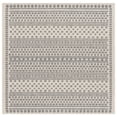 thumbnail image 1 of SAFAVIEH Milos Salvador Geometric Indoor/Outdoor Area Rug, Beige/Grey, 6'7" x 6'7" Square, 1 of 13