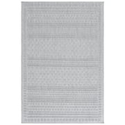 SAFAVIEH Milos Salvador Geometric Indoor/Outdoor Area Rug, Grey, 8' x 10'