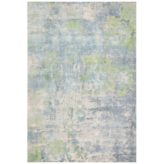 SAFAVIEH Mirage Amery Abstract Area Rug, Aqua/Green, 6' x 9'