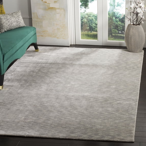 Safavieh Mirage Annandale Solid Area Rug, Silver/Gray, 6' x 9'