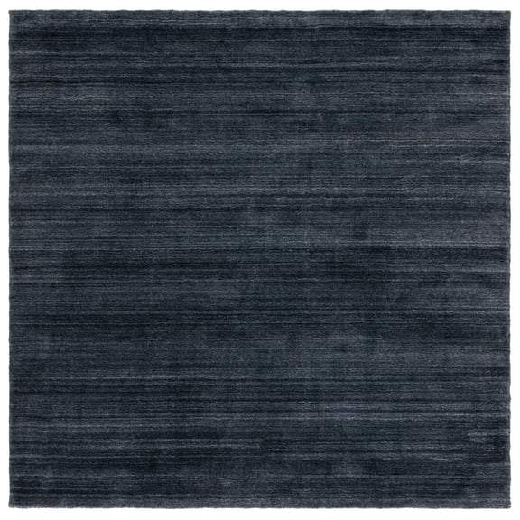 SAFAVIEH Mirage Branislav Solid Area Rug, Anthracite, 6' x 6' Square