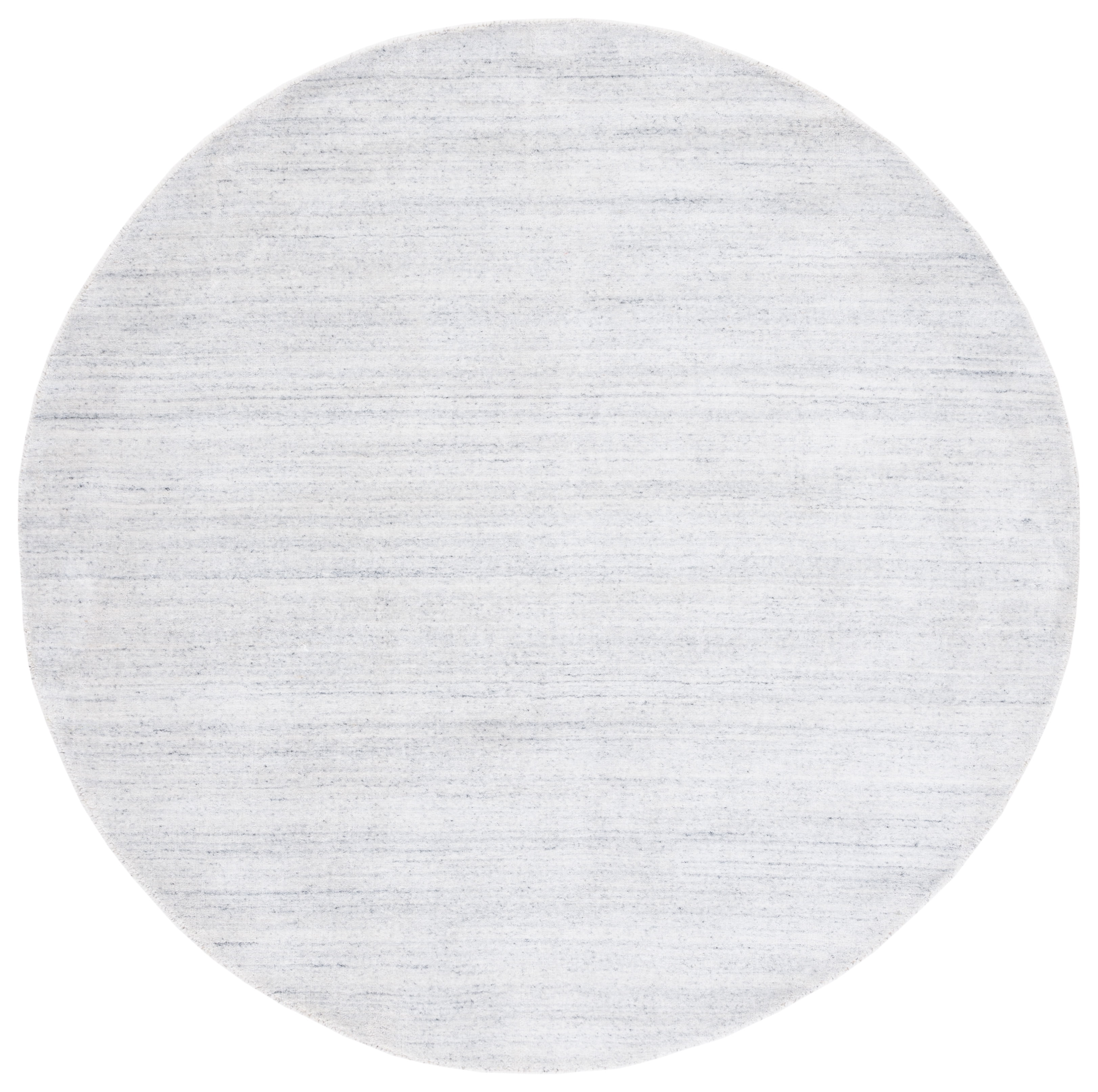 SAFAVIEH Mirage Branislav Solid Area Rug, Silver, 6' x 6' Round