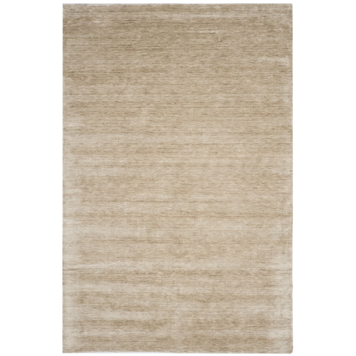 Sandstone 6' x 9' Hand-Knotted Wool and Viscose Area Rug